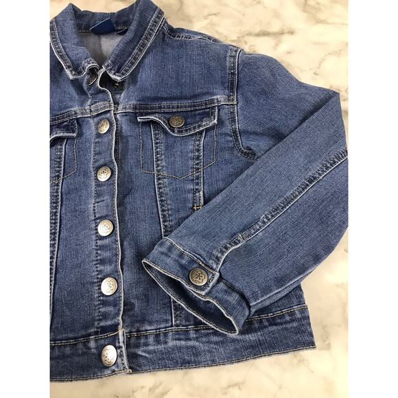 Disney Encanto Decorate Kids Denim Jacket Size M 7/8 - Picture 4 of 7